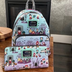 Loungefly Hocus Pocus small backpack and wallet